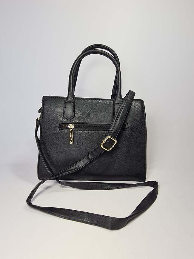 womens black tote bolsa with zip