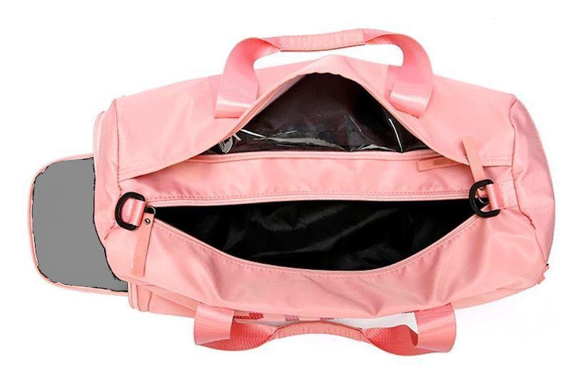 light pink gym bolsa