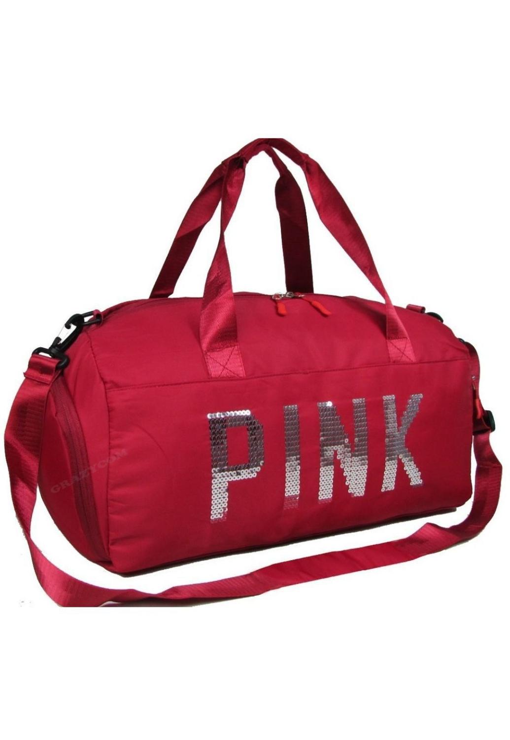 small pink gym bolsa