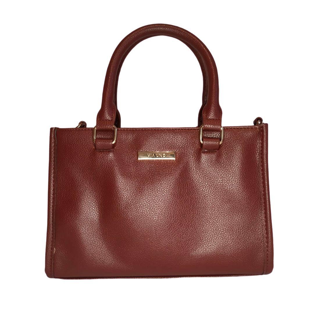 Bolsa Feminina Média de Ombro Via Uno - Bolsas e Acessórios - Magazine Luiza