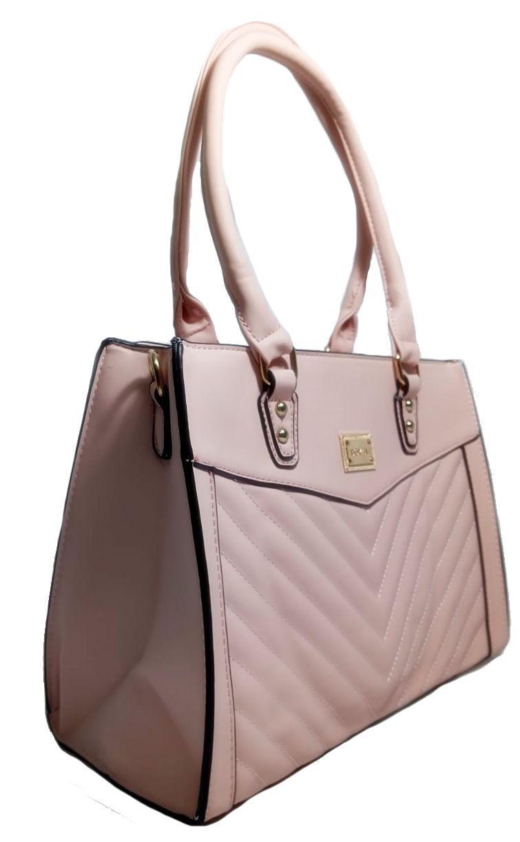 Bolsa Feminina Média Tiracolo Premium C/ Alça Transversal P/ Ombro - Mod  V82061V (ROSA) - Dv Acessorios - Bolsas - Magazine Luiza