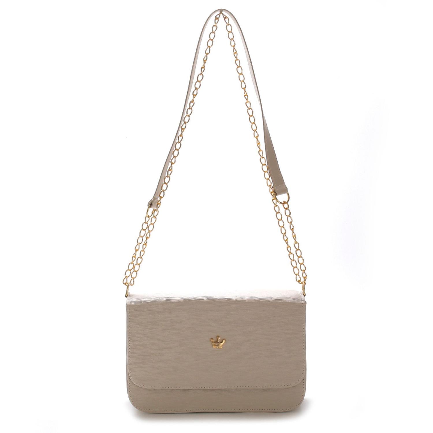 Bolsa Feminina Pequena De Lado Alça De Corrente Dourada DIA DIA - lb -  Bolsas - Magazine Luiza