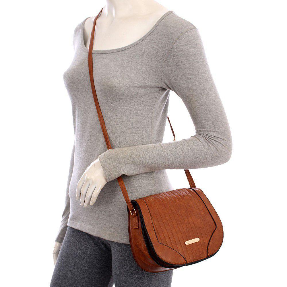 joules brown leather bolsa