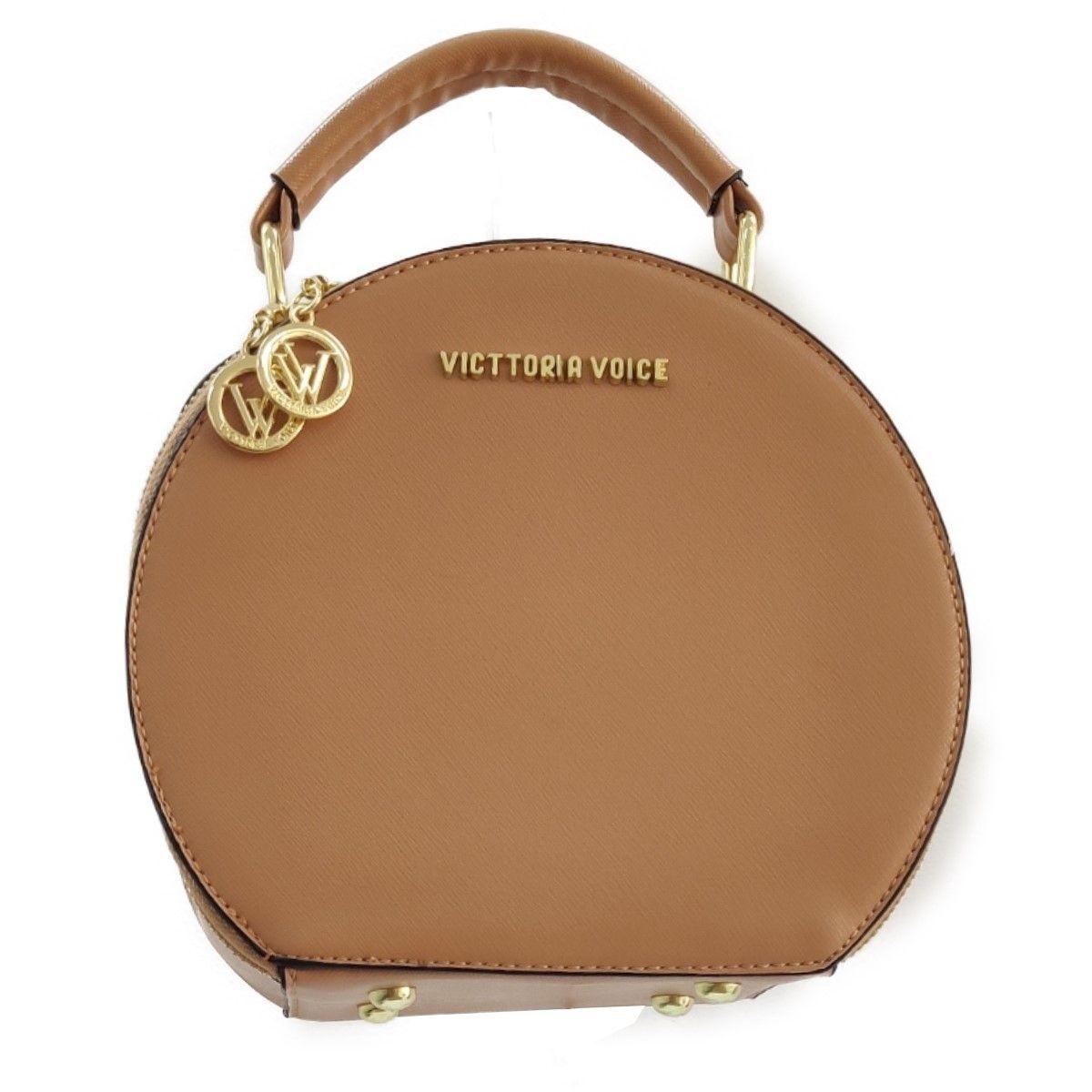 Bolsa Feminina Transversal Redonda Napa Nude Victoria Voice - ANABELLA -  Bolsas - Magazine Luiza