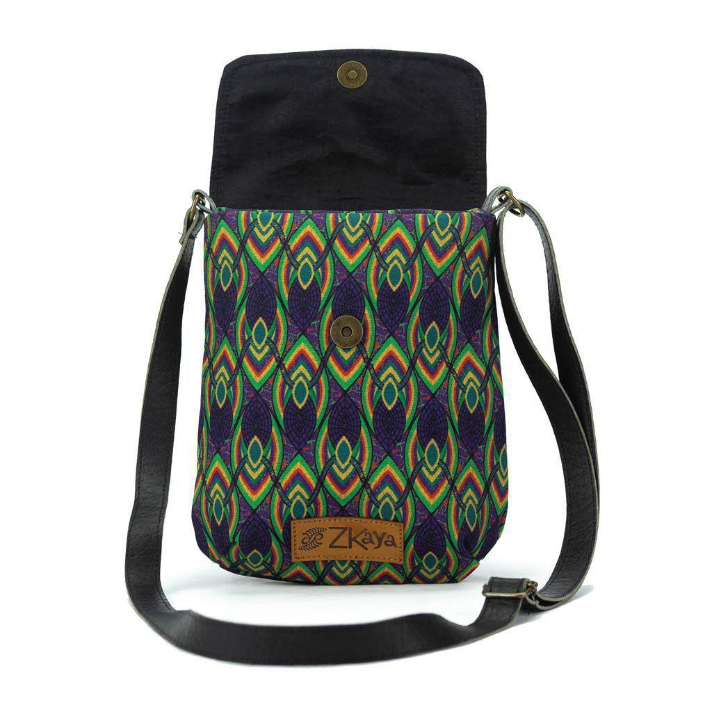 aztec crossbody bolsa