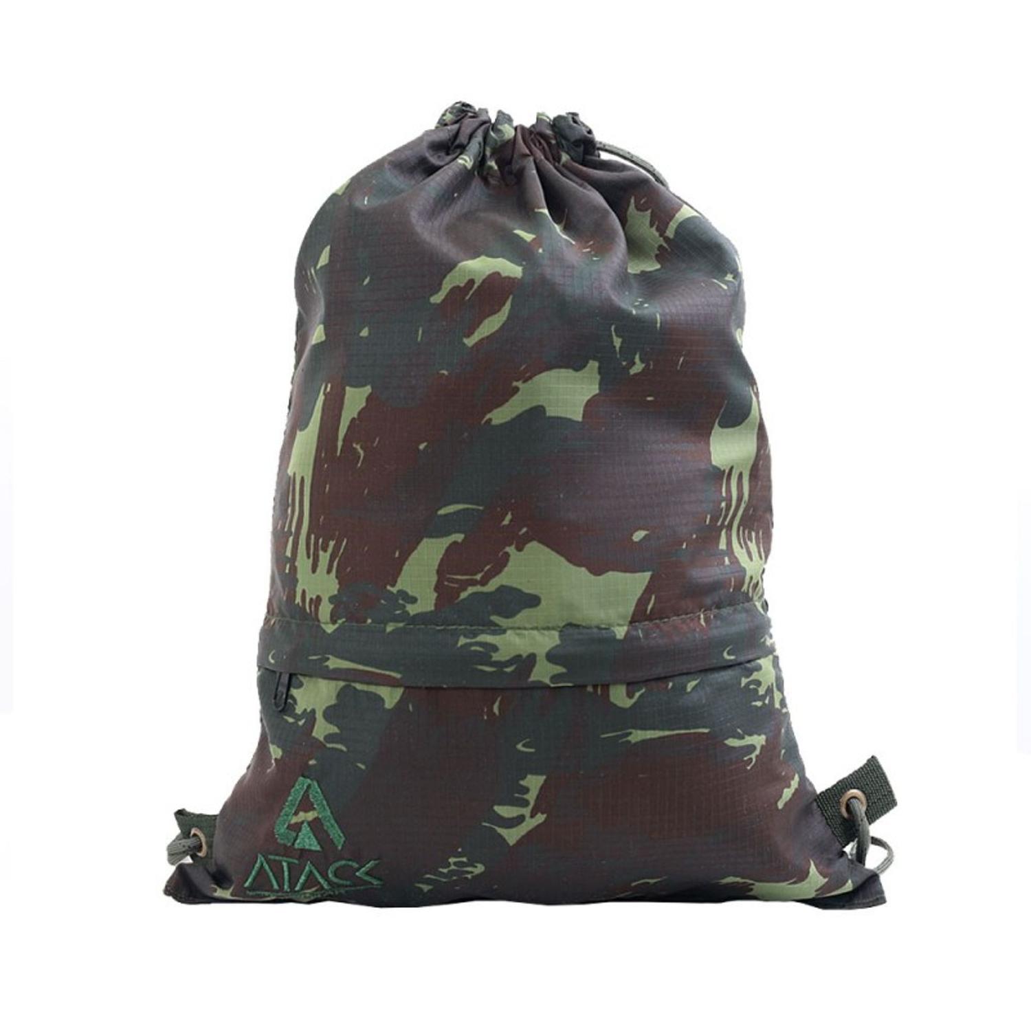 army drawstring bolsa