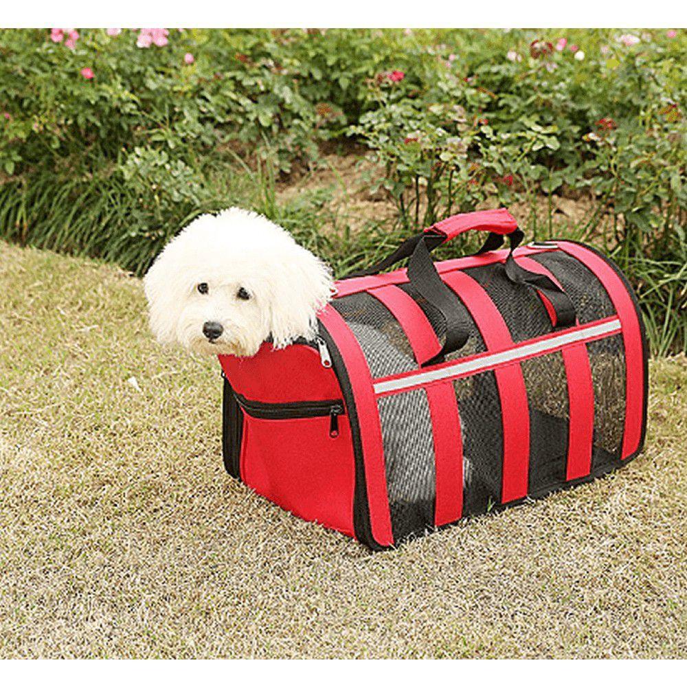 Bolsa Mala Transporte Para Cães Pet Cachorro E Gato Animais P - MEGAFUN ...