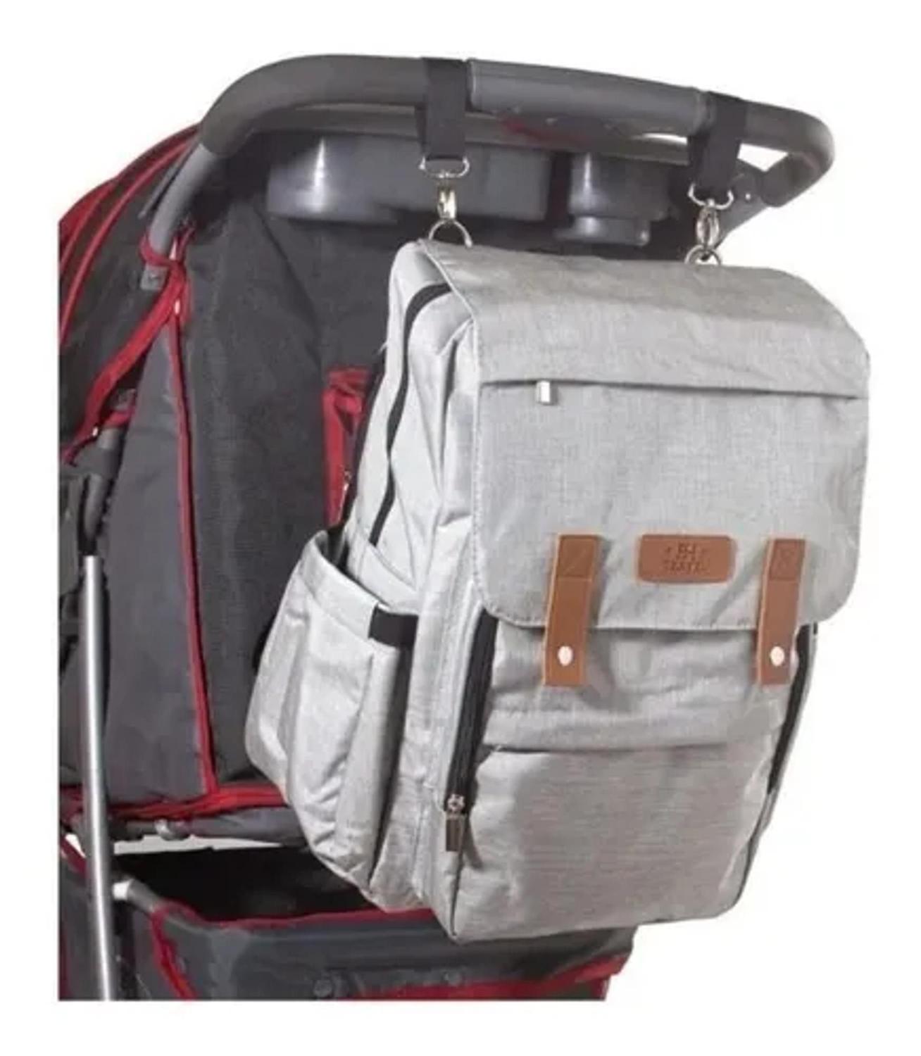 Bolsa Mochila Maternidade Impermeável Bebê Cinza - BH Travel Backpack - BH  Store - Bolsa Maternidade - Magazine Luiza