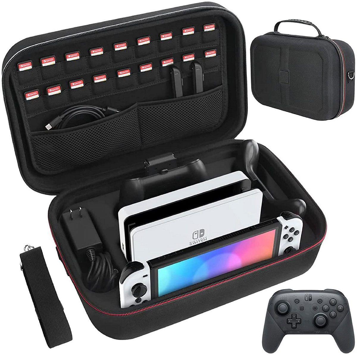Bolsa Para Transporte Maleta Case Capa Para Nintendo Switch Preta TechBrasil Acessorios Nintendo Switch Magazine Luiza