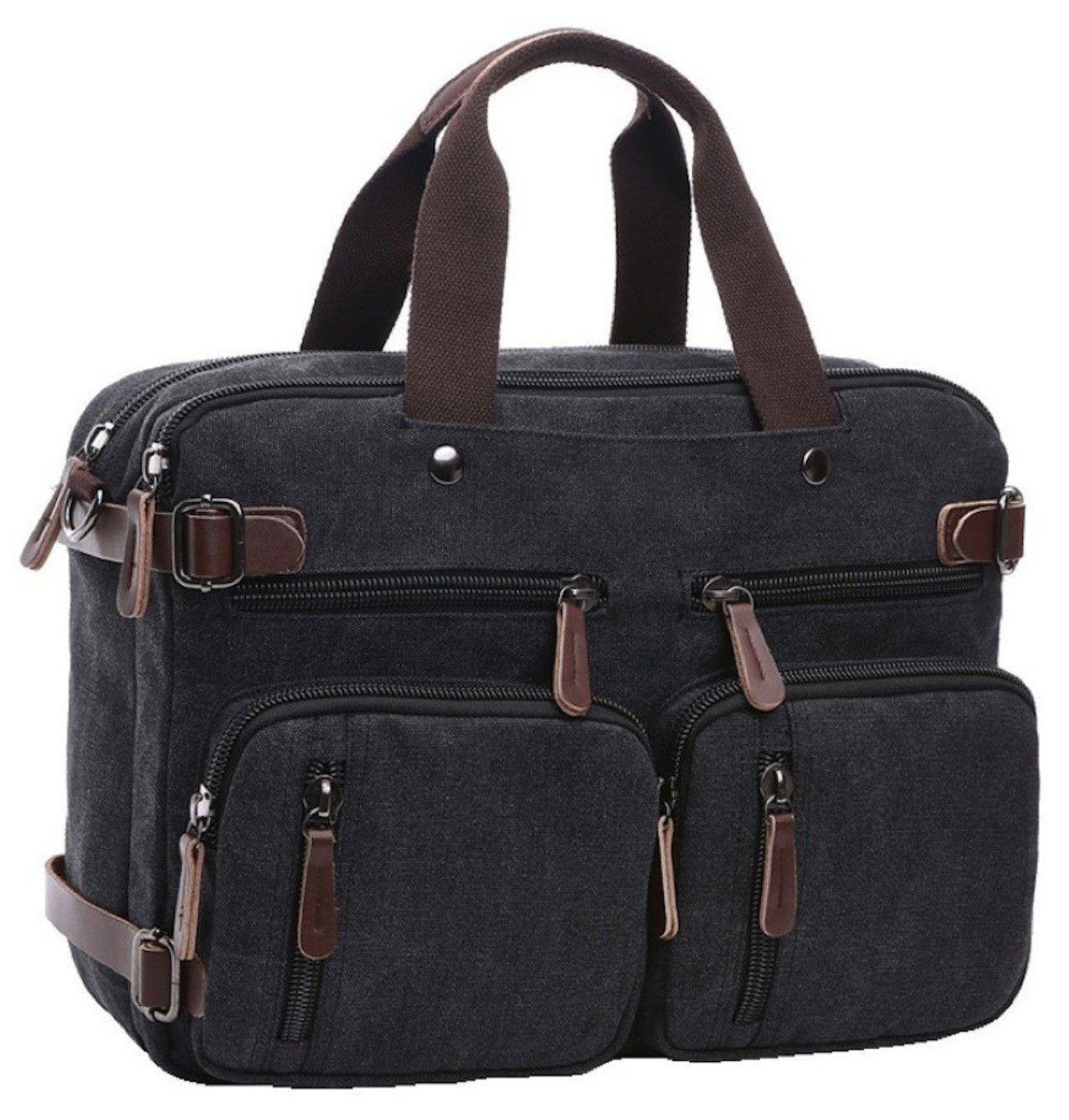 canvas courier bolsa
