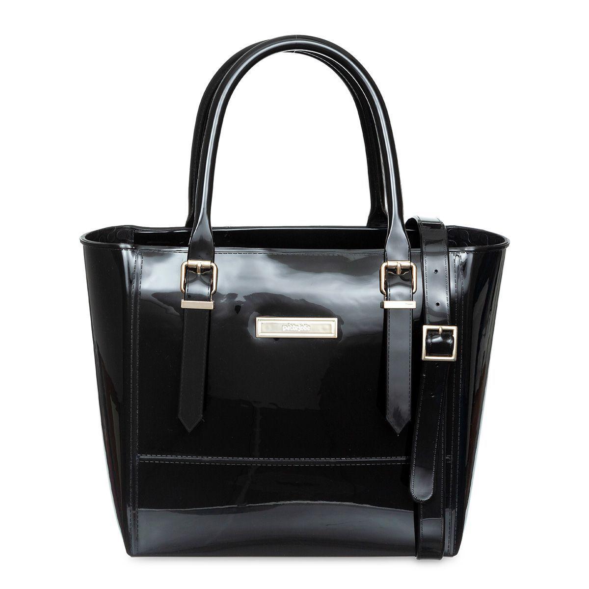 black patent bolsa uk