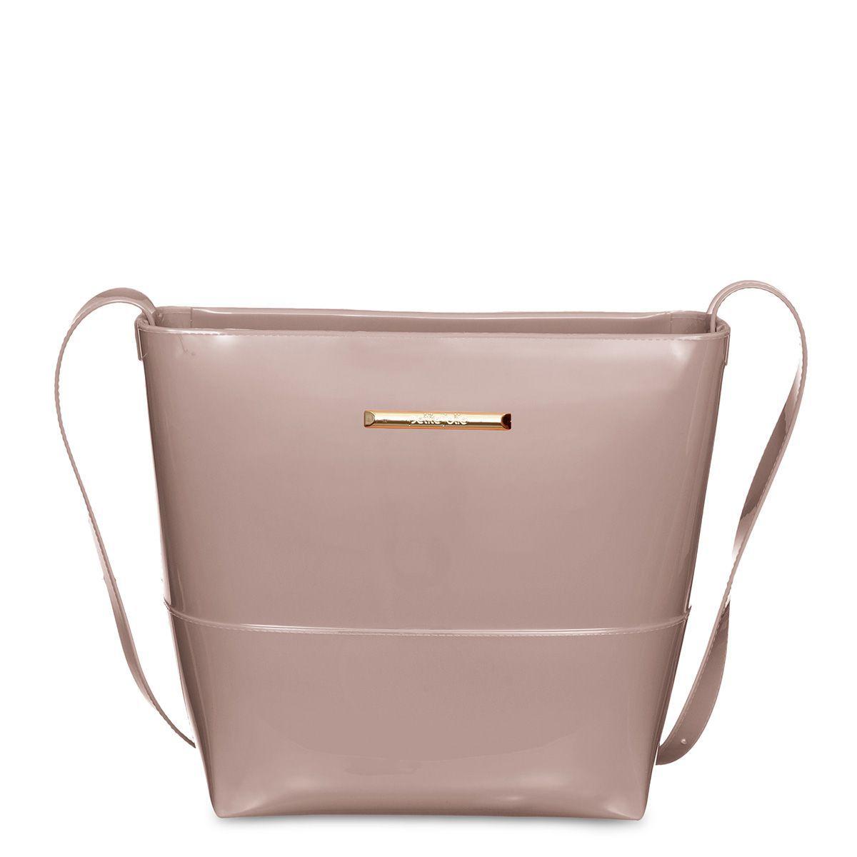 taupe crossbody bolsa