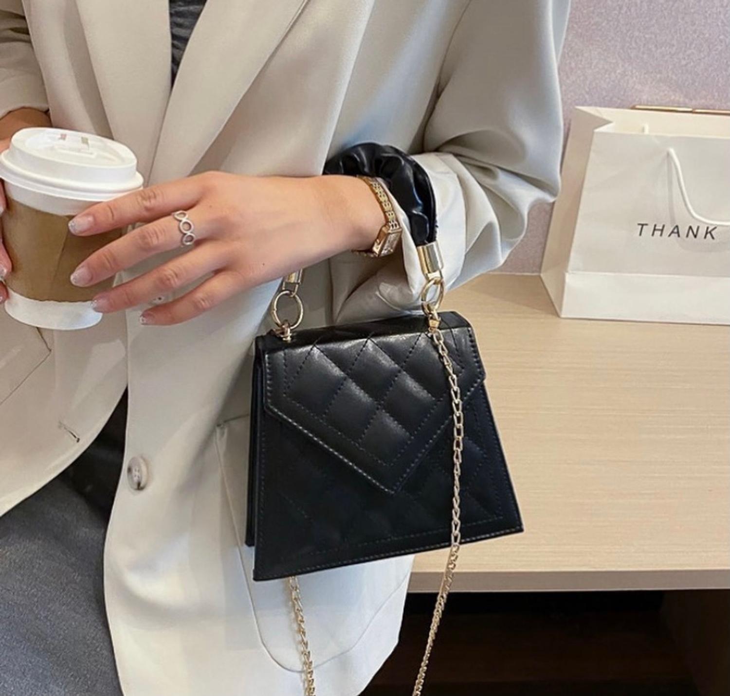 ysl envelope bolsa grey