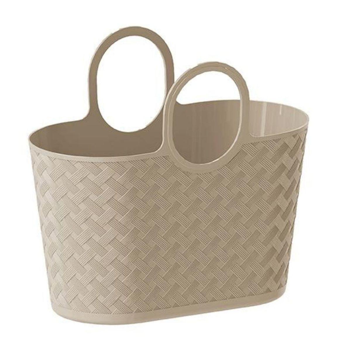rattan shopper bolsa