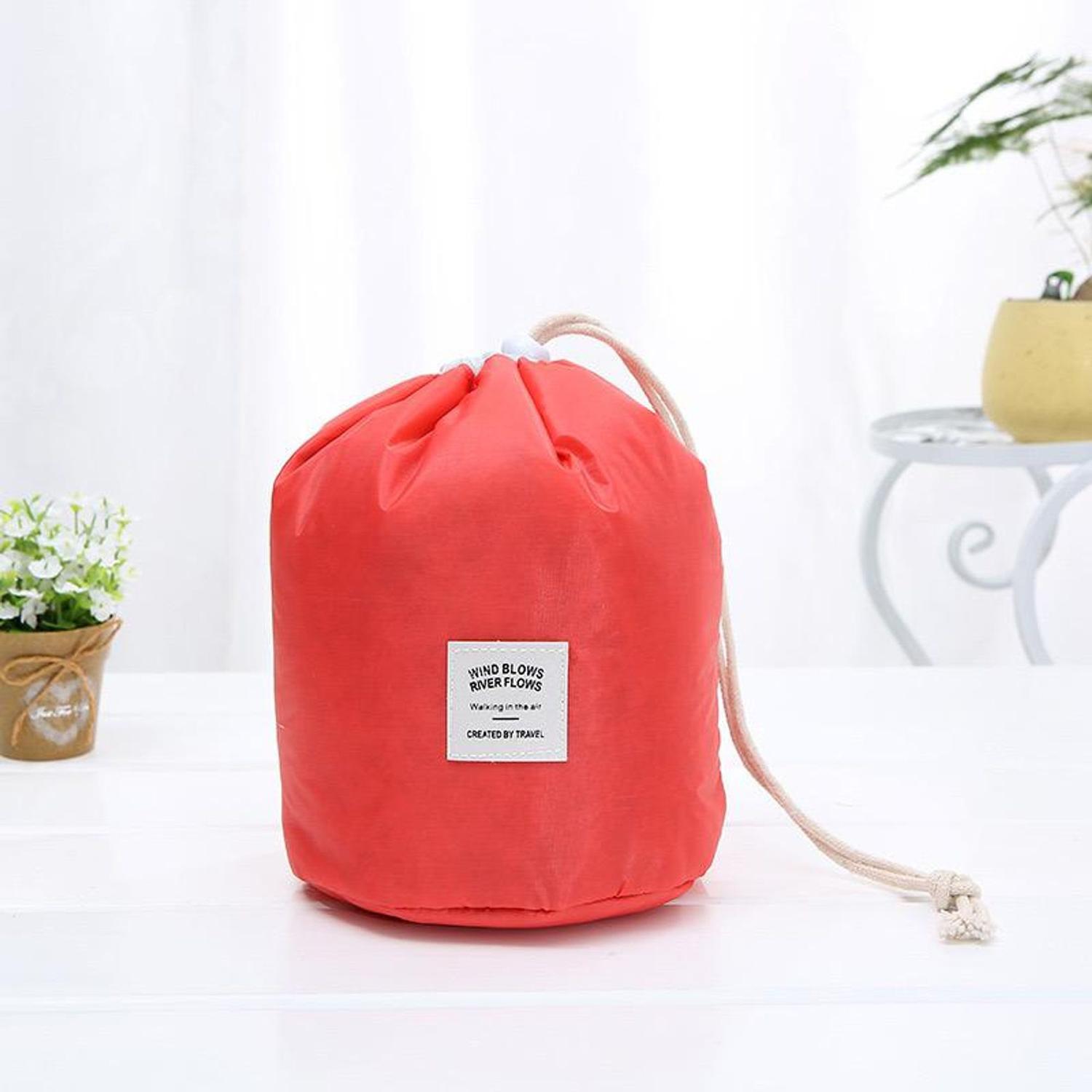 round toiletry bolsa