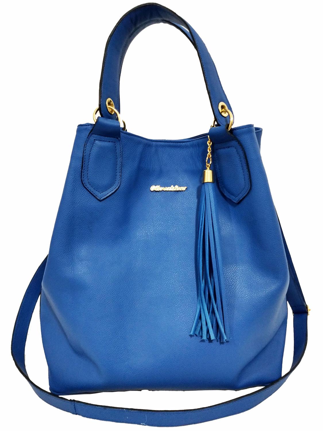Bolsa sacola azul Clearance