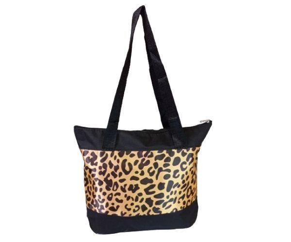 leopard print cooler bolsa