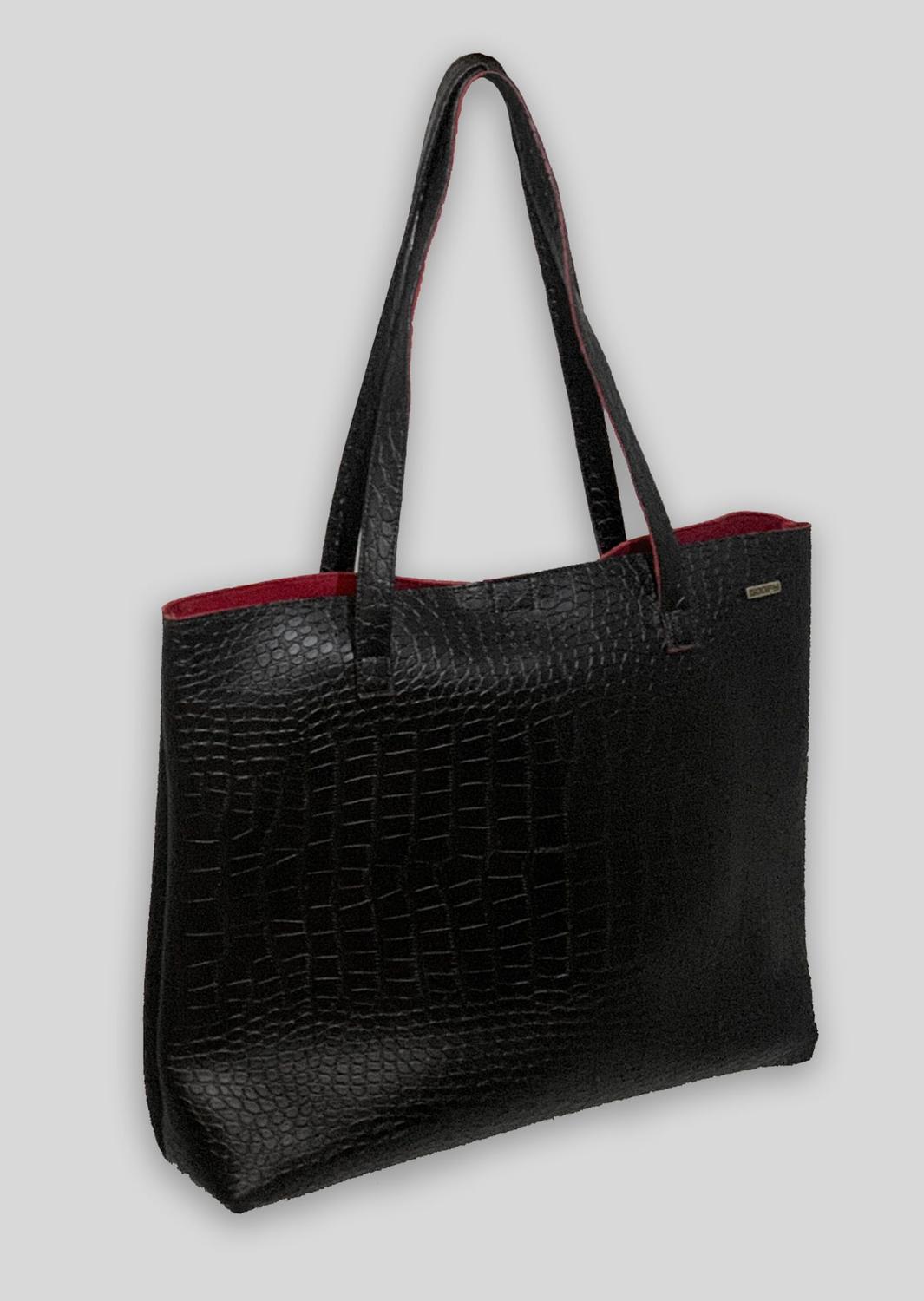 black bolsa shopper