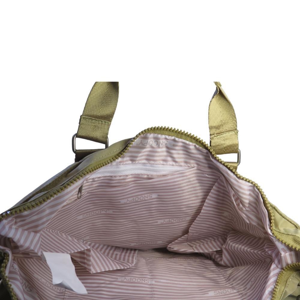 Bolsa SNOOPY Totebag P em Nylon SP2238 Taupe - SEMAX Bolsa SNOOPY Totebag P em Nylon SP2238 Taupe - SEMAX