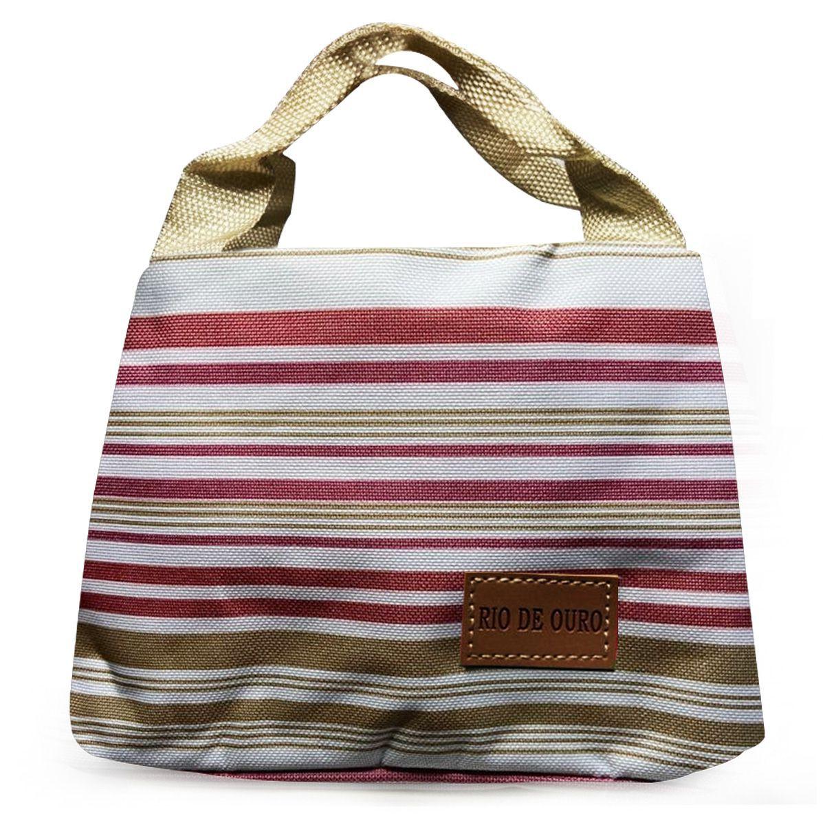 slim insulated lunch bolsa