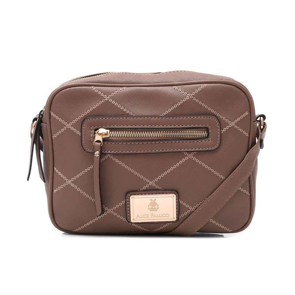 brown leather work bolsa women's
