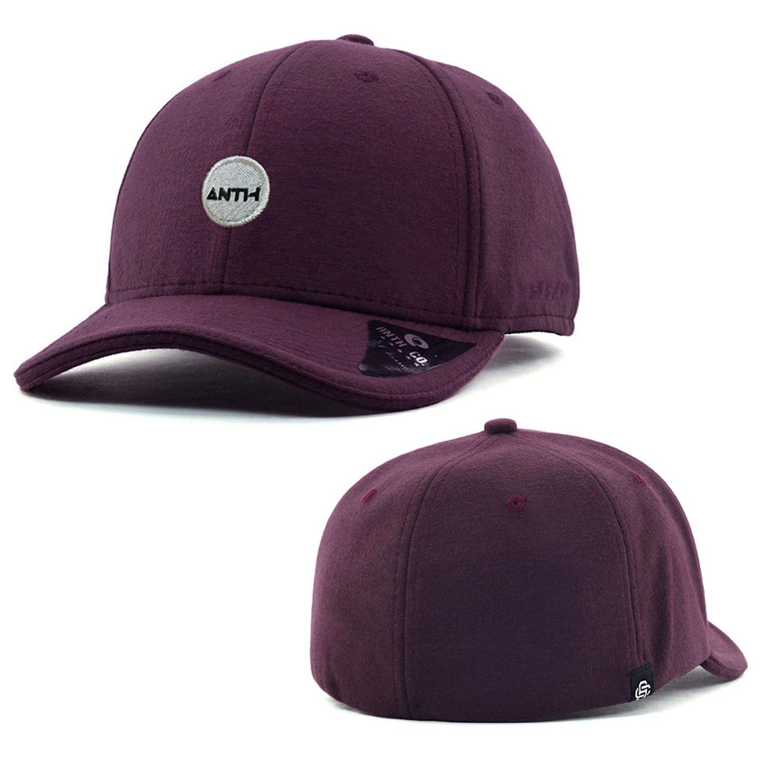 Boné Anth Co. Circle Bordo Aba Curva Fechado Com Elástico - Boné - Magazine  Luiza