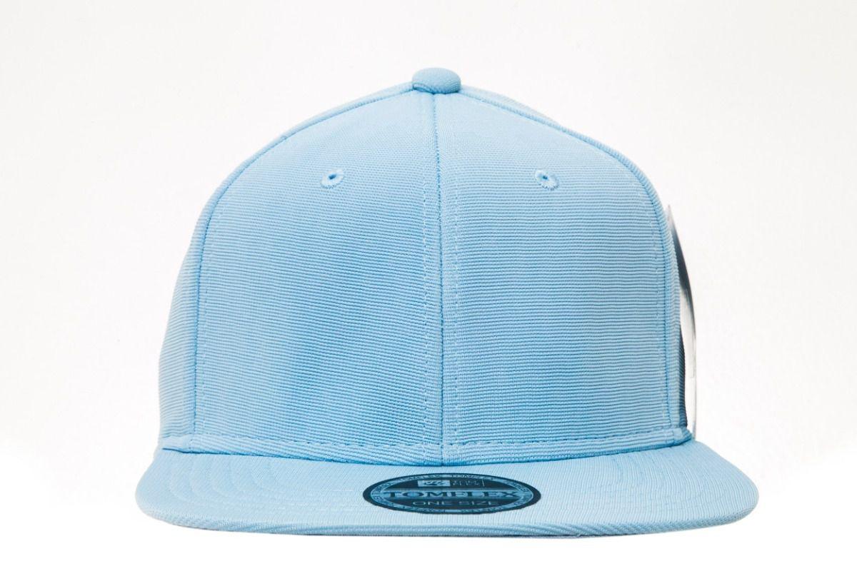 Bone Azul Claro Liso Aberto Aba Reta Snapback Tomflex Bone E Chapeu Esportivo Magazine Luiza