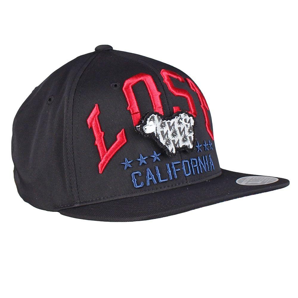 Boné Fitão Lost Strap Back Blk Sheeps - Boné - Magazine Luiza