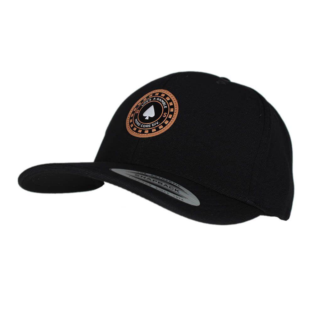 Boné Mdc Aba Curva Poker - Preto - MCD - Boné Esportivo - Magazine Luiza