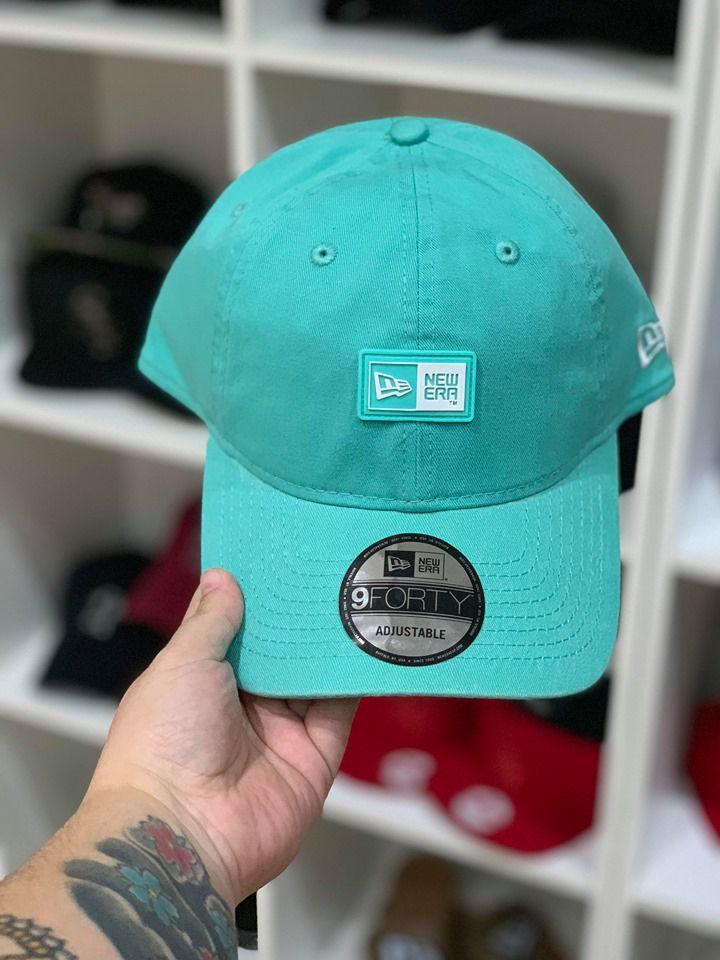 Boné New Era 9Forty Essentials Box Snapback Verde Água