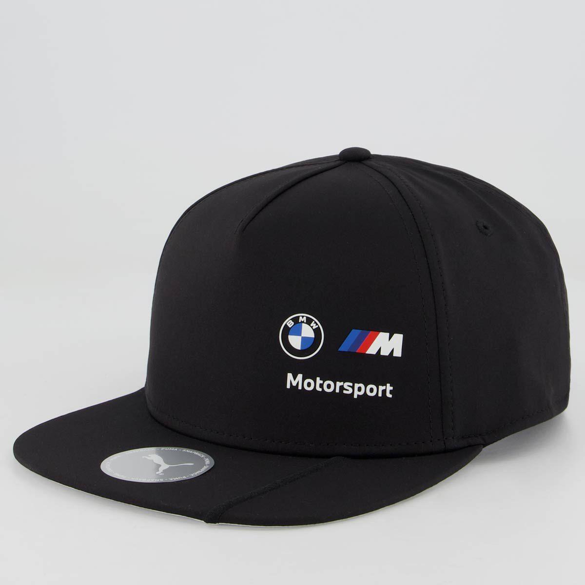 Bone Puma BMW Motorsport FB Logo Preto Bone Esportivo Magazine Luiza