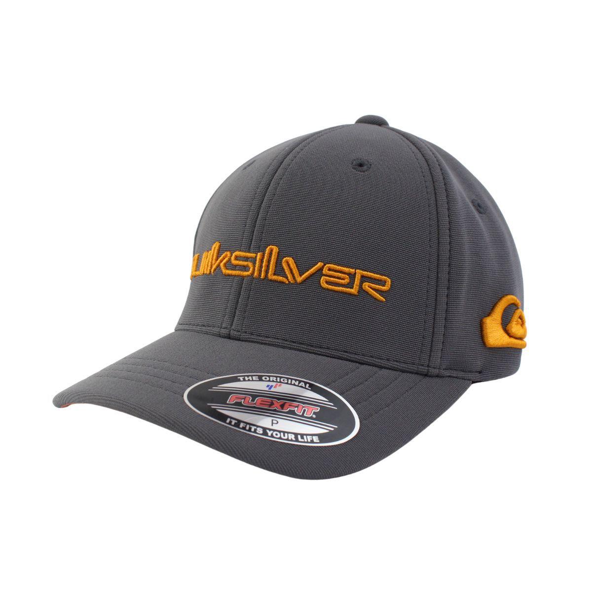 Boné Quiksilver Flexfit New Wave Cinza Juvenil P Q911A0273 Boné Quiksilver Flexfit New Wave Cinza Juvenil P Q911A0273