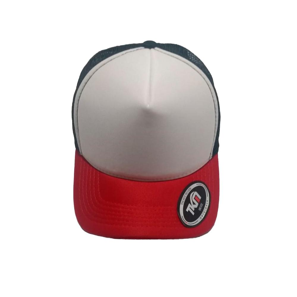 Boné Trucker Adulto Vermelho Branco e Preto - Tkm - Boné - Magazine Luiza