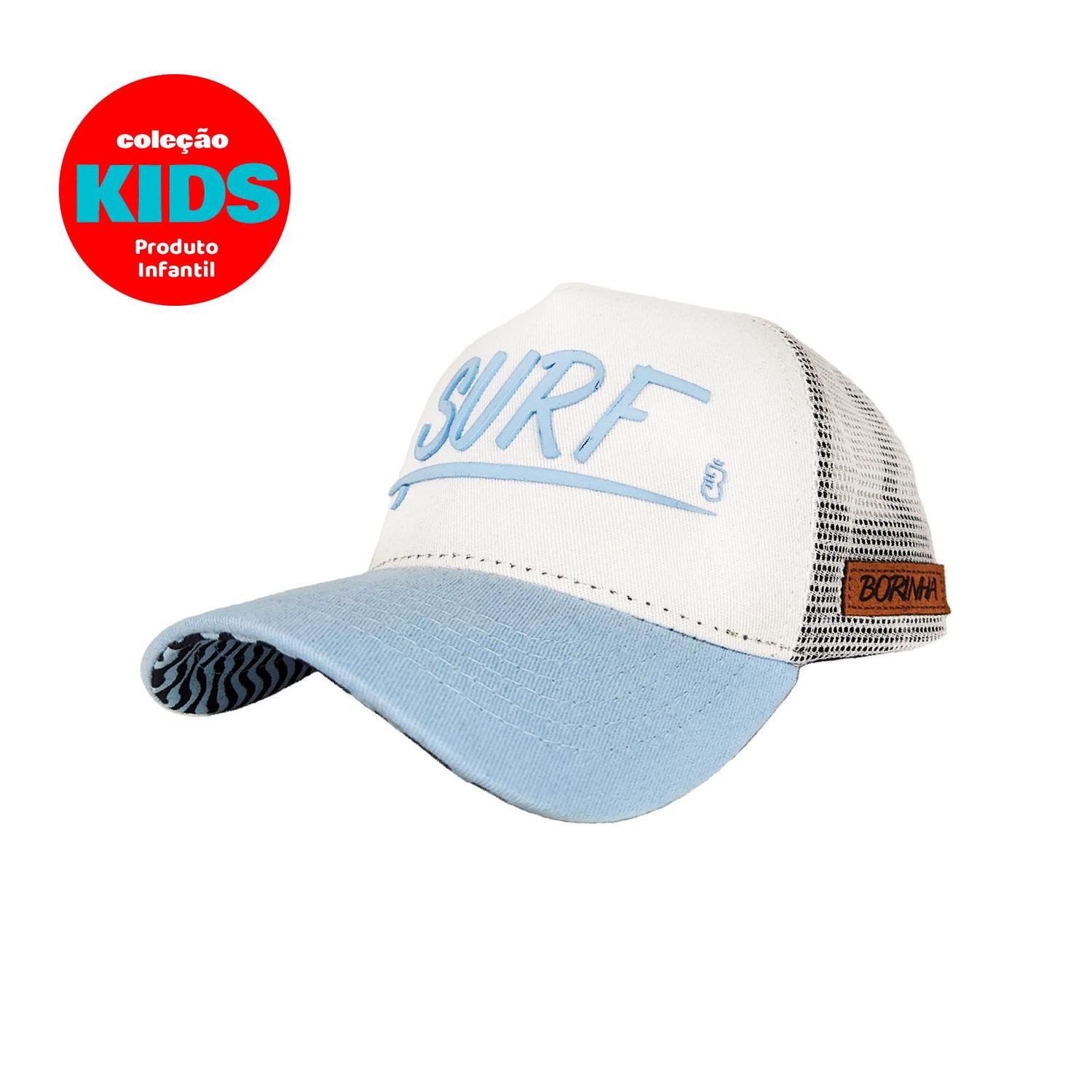 Boné Trucker Borinha Surf Branco/Azul - Use Bora - Boné - Magazine Luiza