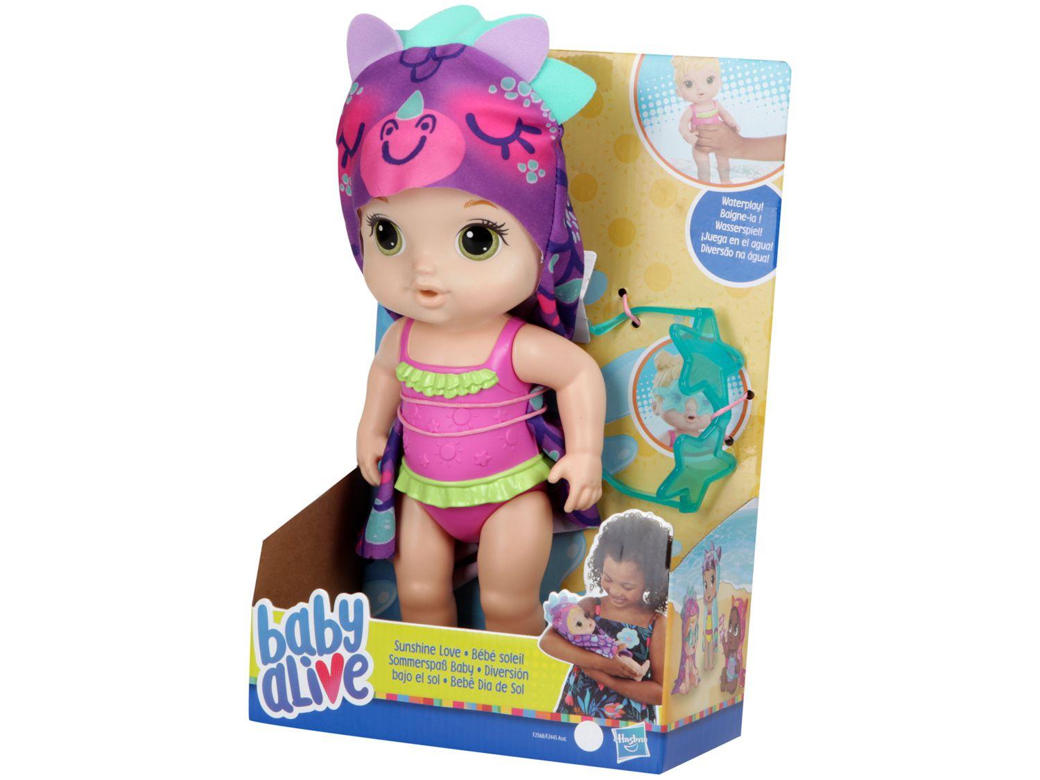 Boneca Baby Alive Bebê Dia de Sol Loira