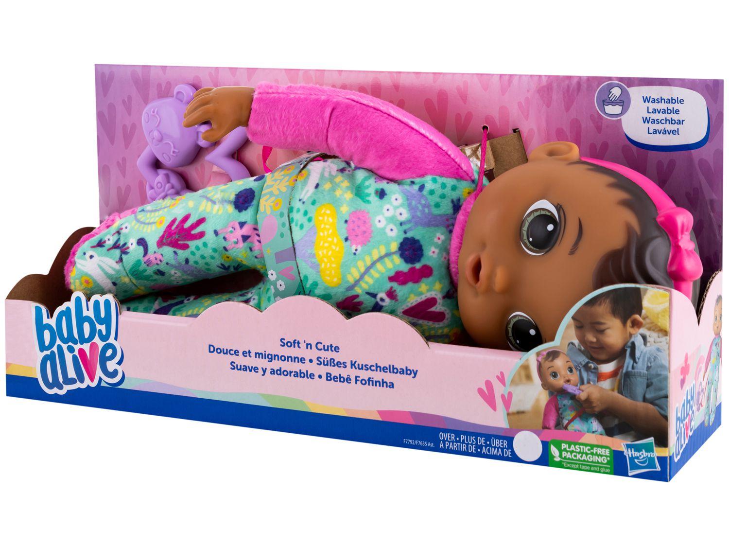 Boneca Baby Alive Bebê Fofinha com Acessório