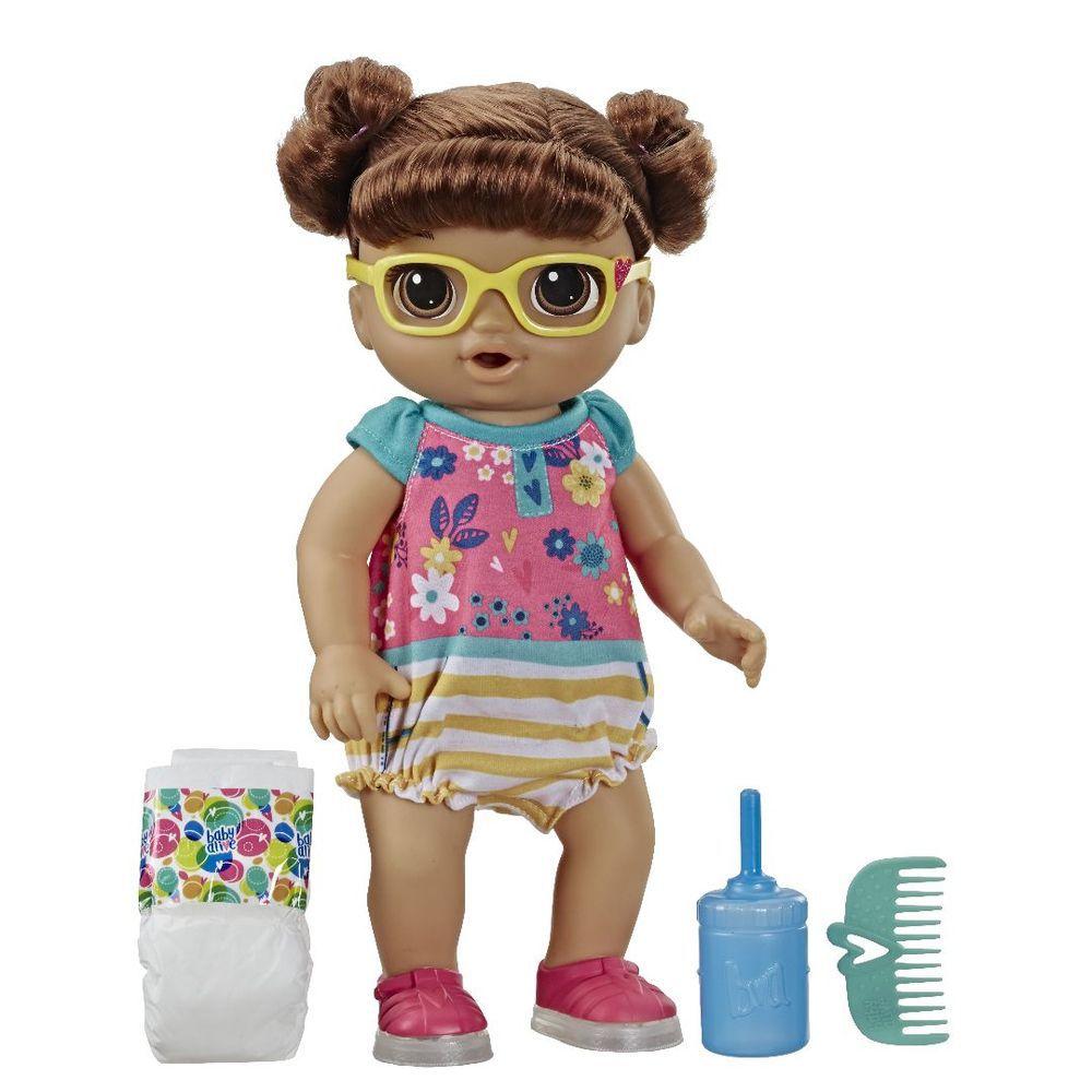 Boneca Baby Alive Bebe Passos E Sorrisos Morena E5248 Hasbro Bonecas E Acessorios Magazine Luiza
