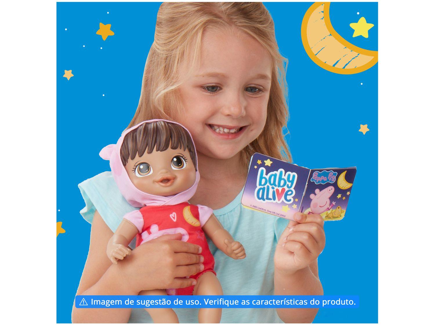 Boneca Baby Alive Boa Noite Peppa