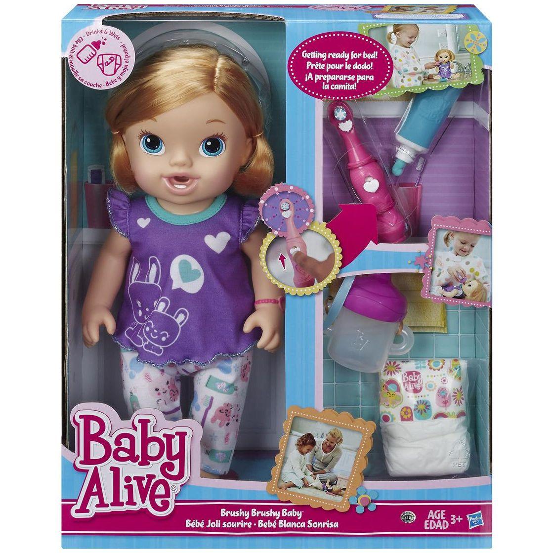 baby alive escova dente