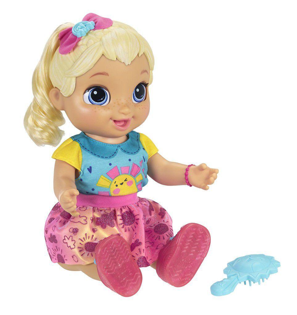 Boneca Baby Alive Grows Up Feliz Que Cresce De Verdade E8199 Hasbro Boneca Baby Alive Magazine Luiza