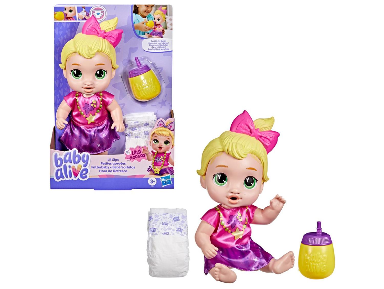 Boneca Baby Alive Lala Goo Goo Pequenos Goles