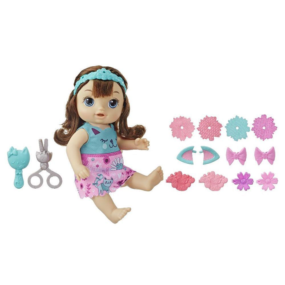 Boneca baby alive morena com cabelo Clearance