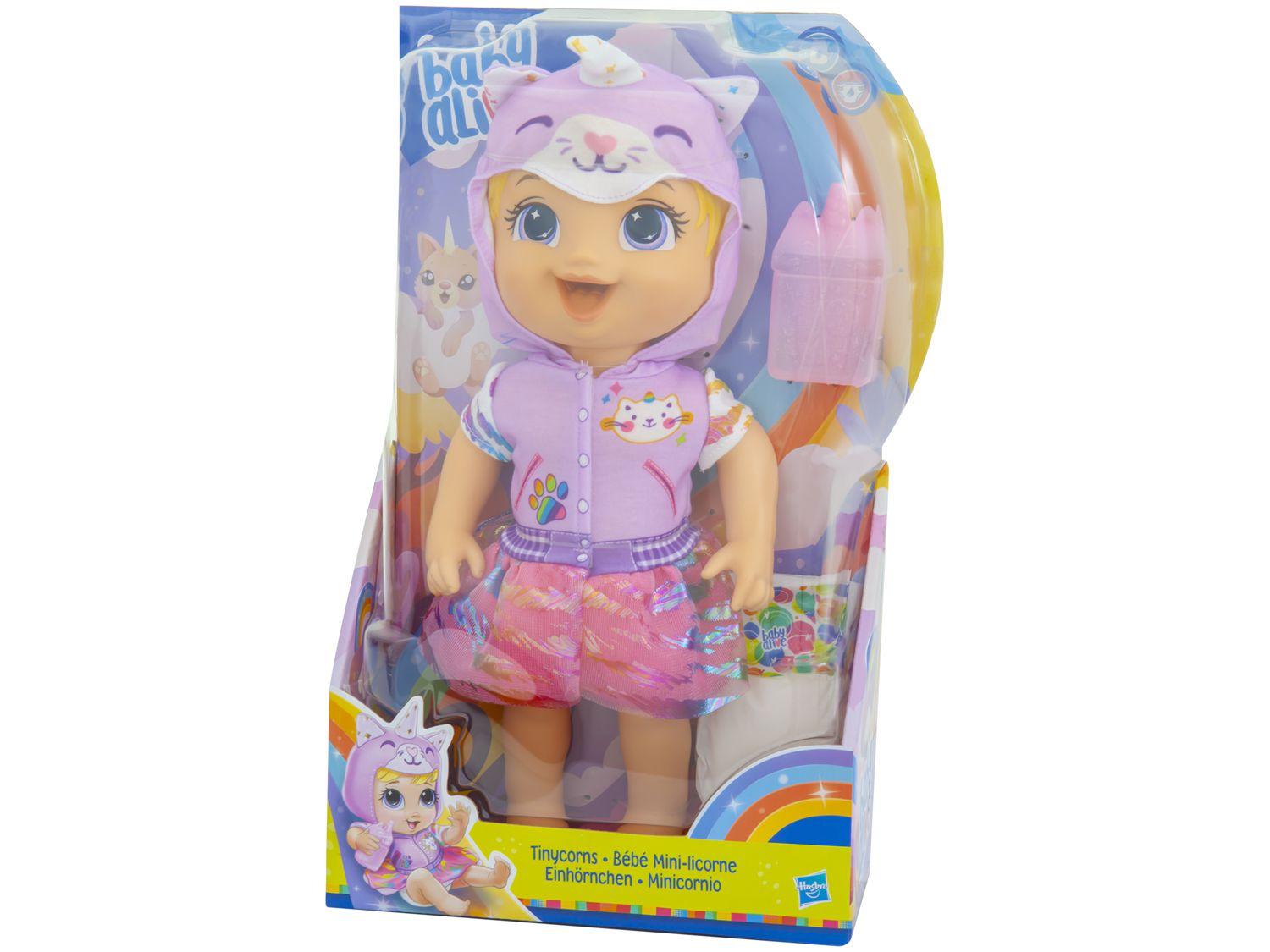 Boneca Baby Alive Tinycor Gatinha com Acessórios