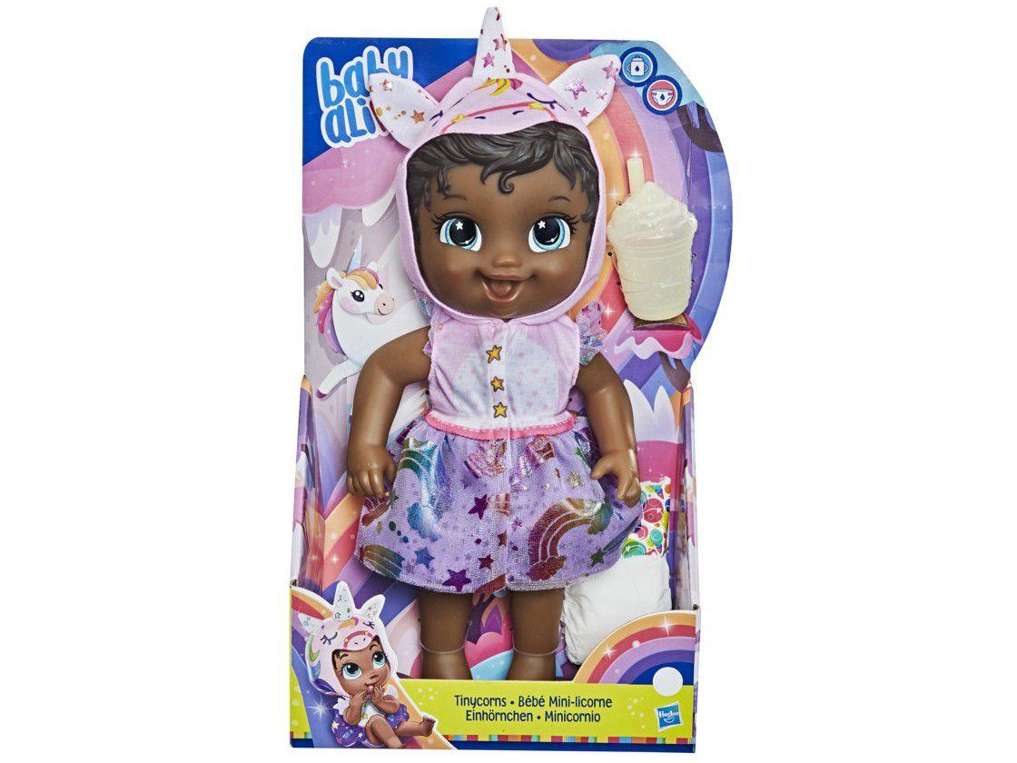 Boneca Baby Alive Tinycor Unicórnio com Acessórios