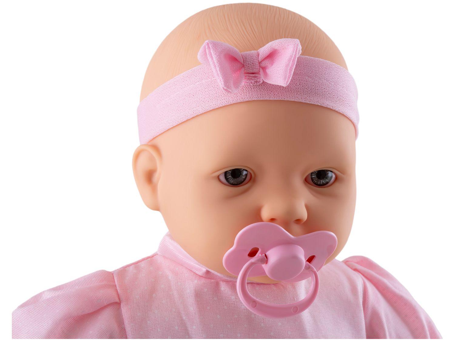 Boneca Baby Tiara com Chupeta Roma Jensen
