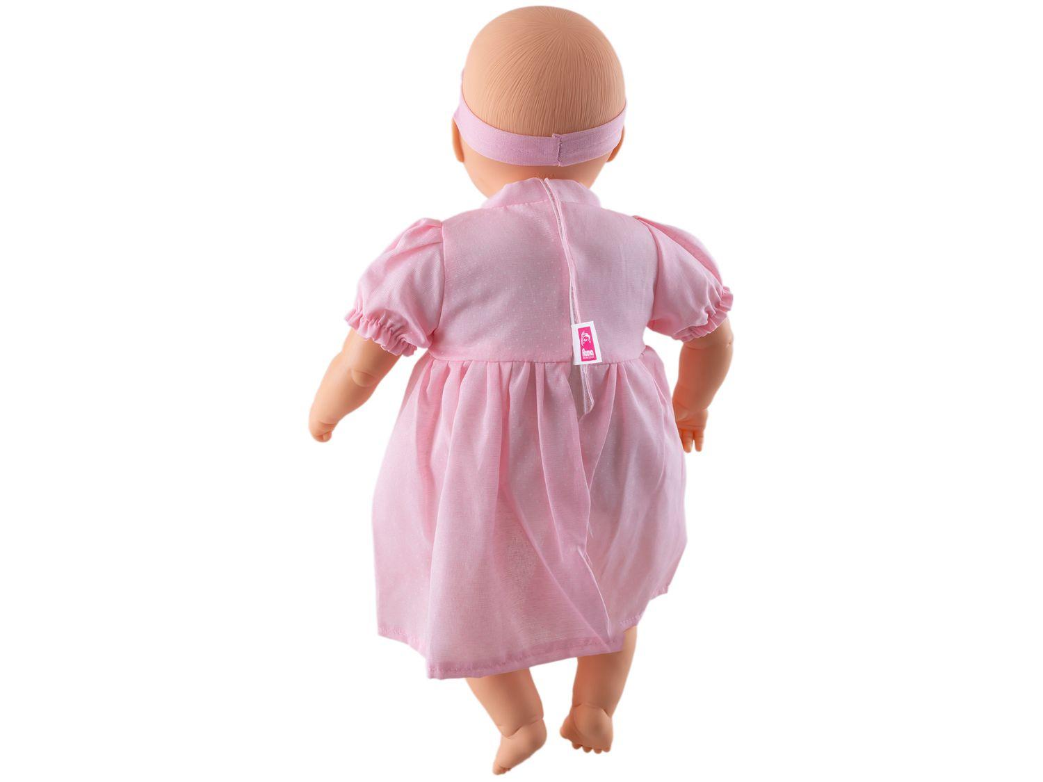 Boneca Baby Tiara com Chupeta Roma Jensen