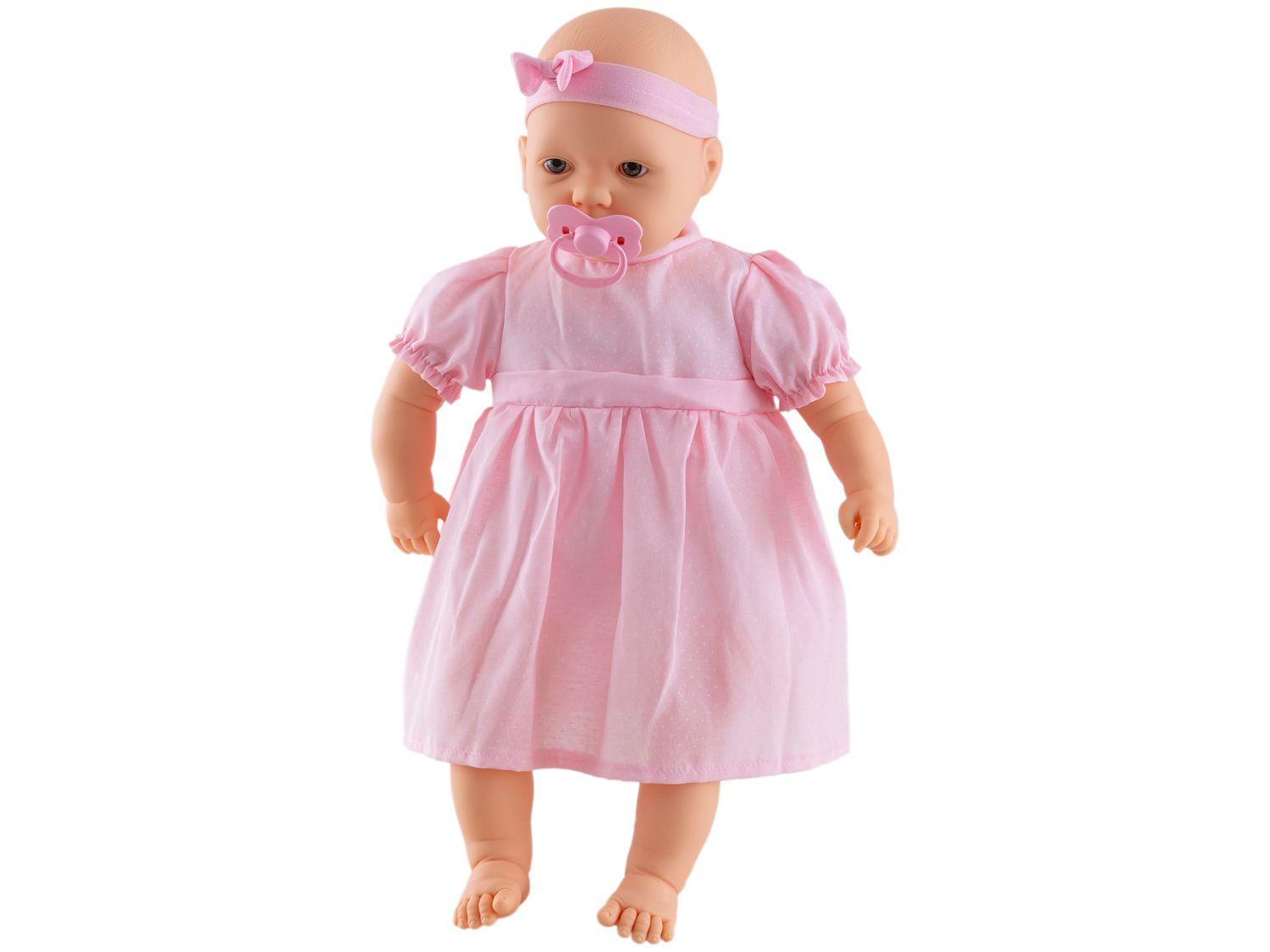 Boneca Baby Tiara com Chupeta Roma Jensen