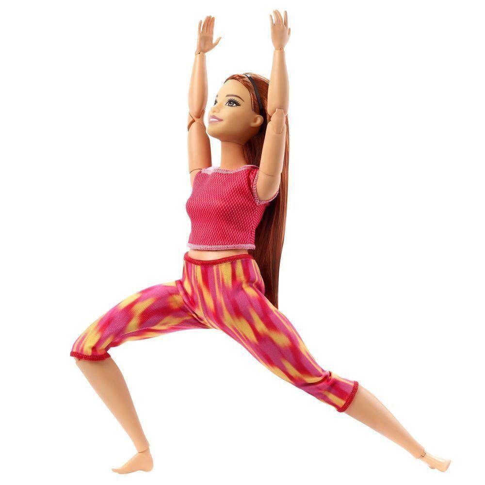 Boneca Barbie Articulada Feita P/ Mexer Ruiva Made To Move - Mattel ...