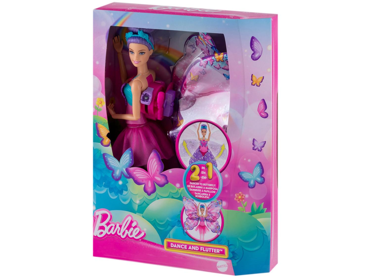 Boneca Barbie Bailarina e Borboleta com 