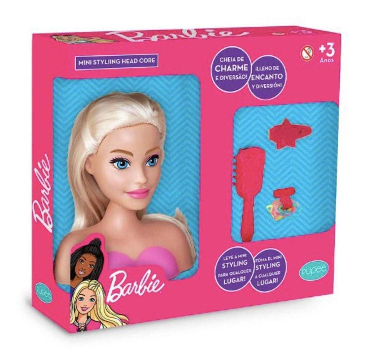 Boneca Barbie Busto Pentear Maquiar Maquiagem Mattel